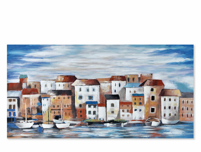 Картина Borgo sul mare 120×60